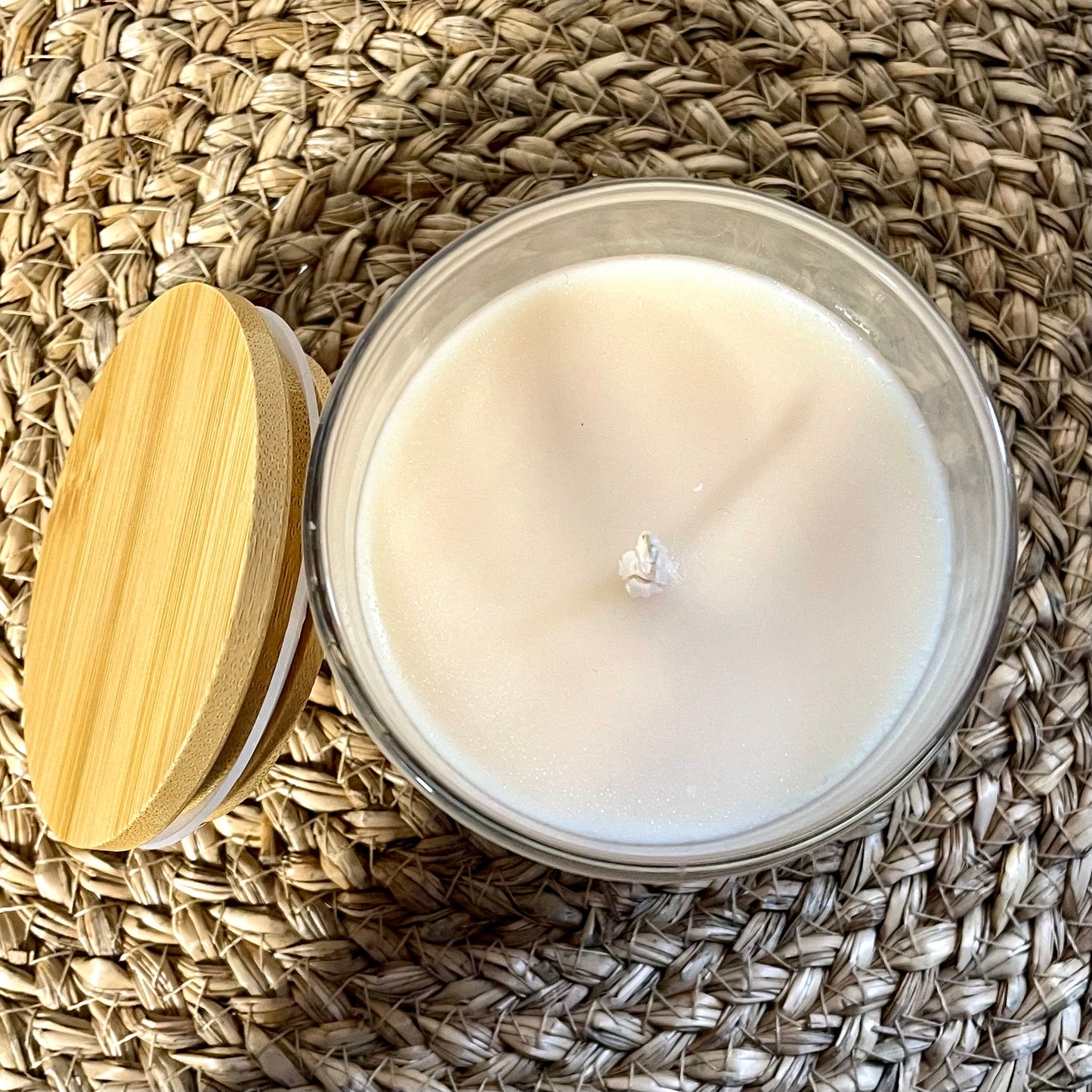 Island Hibiscus & Rain flower handmade soy candle