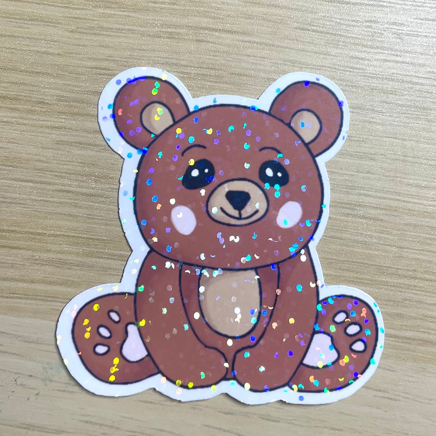 Koda bear digitally designed sticker