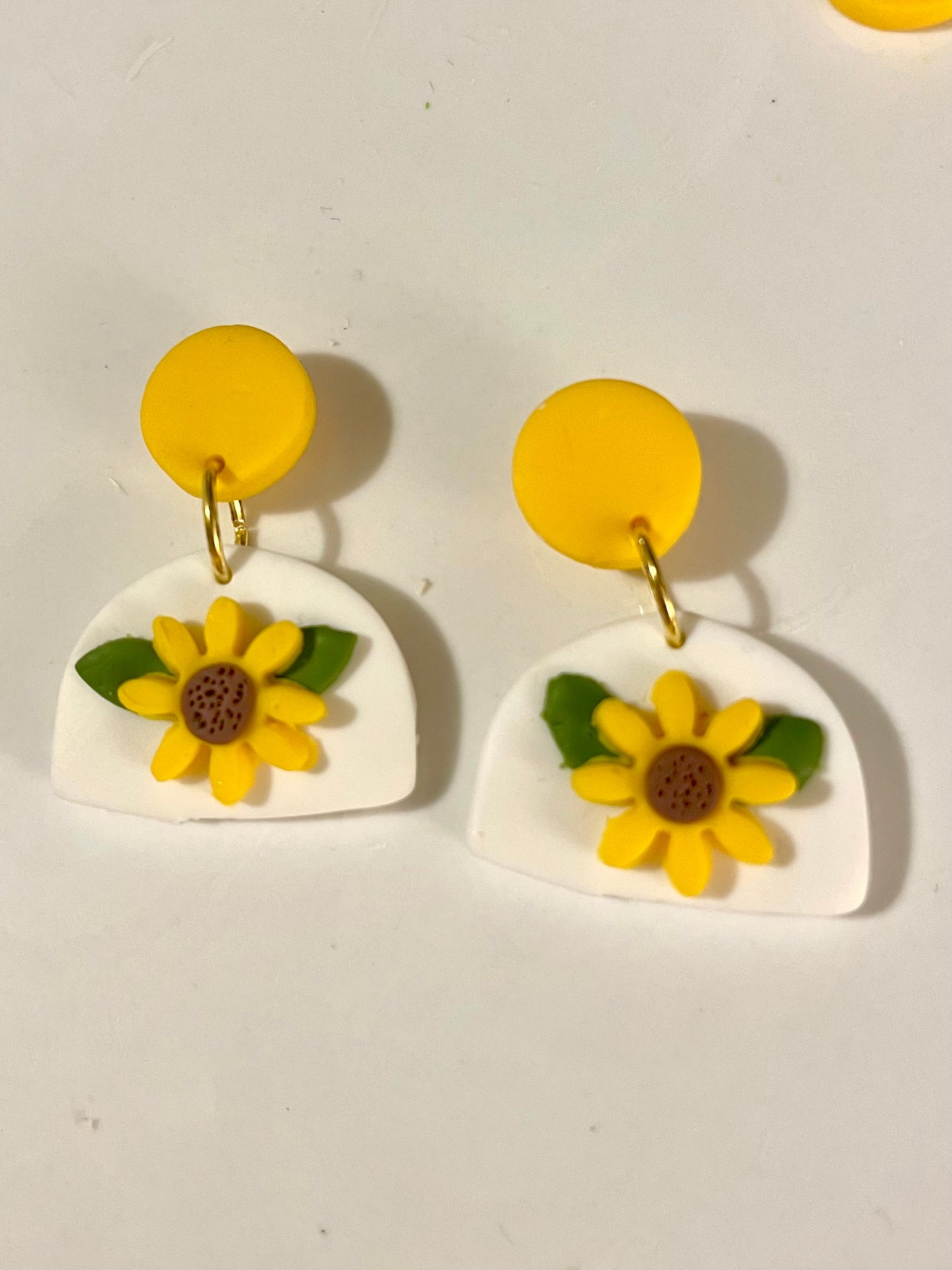 Sunflower Dangle Earrings