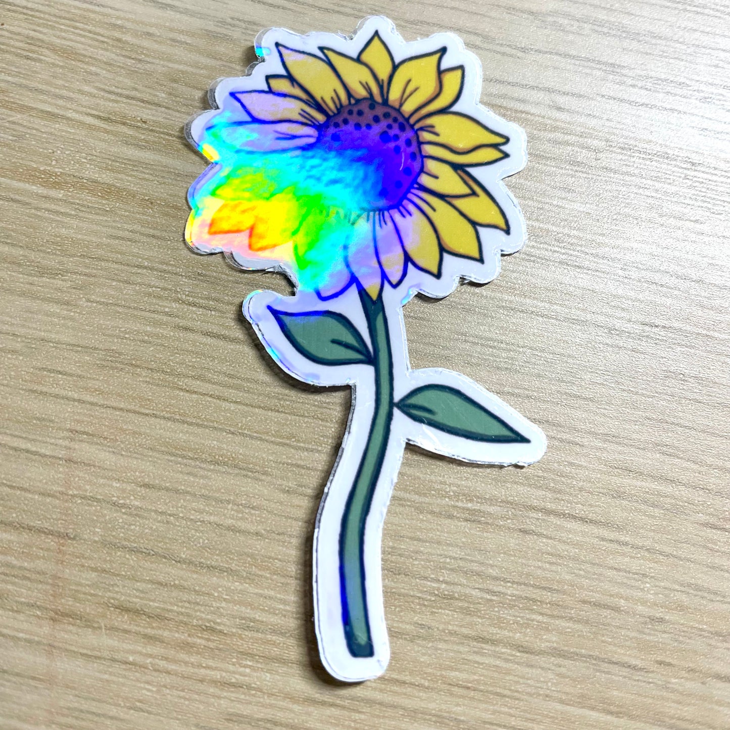 Sunflower digitally designed sticker