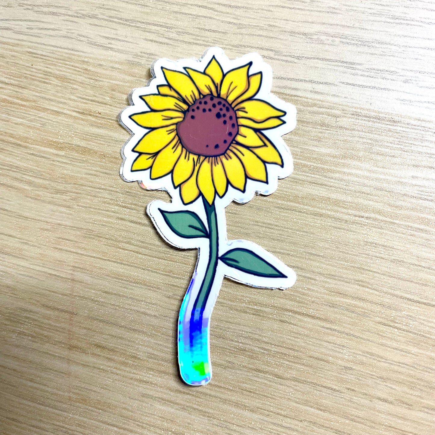 Sunflower digitally designed sticker
