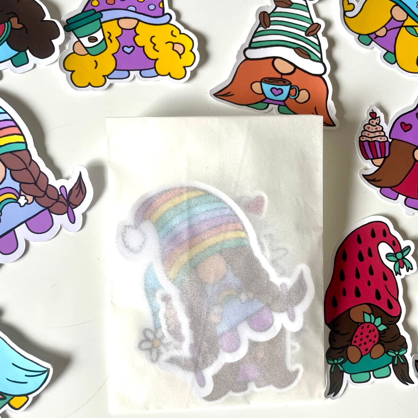 Mystery Gnome sticker pack