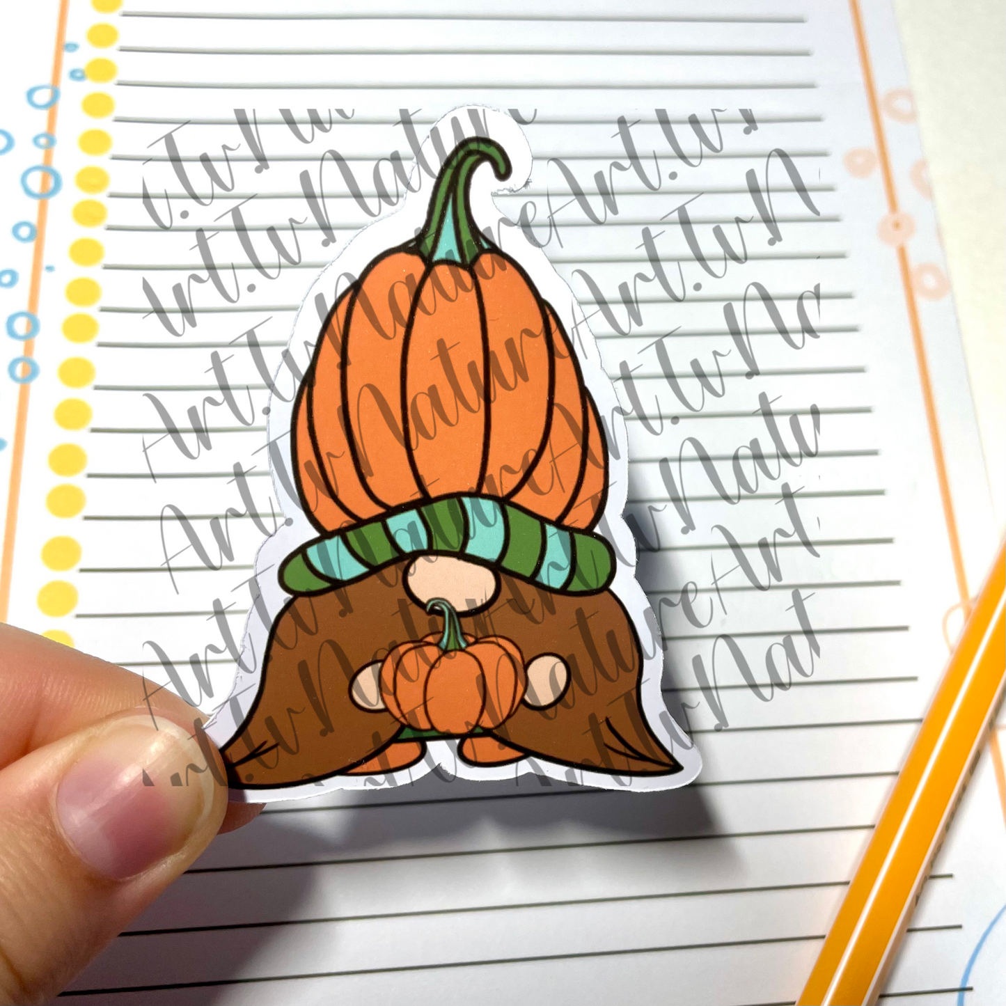 Halloween / Autumn Gnome Character stickers