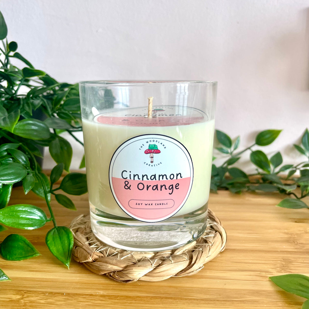 Cinnamon & Orange handmade soy candle
