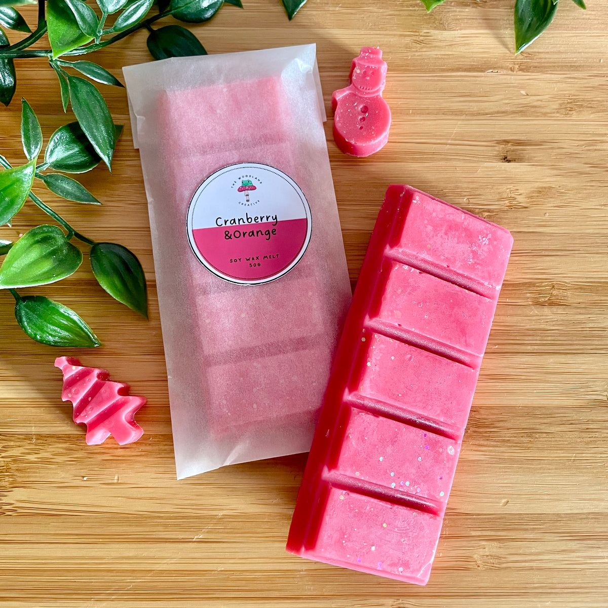 Cranberry & Orange handmade soy wax melts