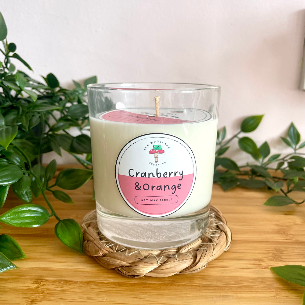 Cranberry & Orange handmade soy candle