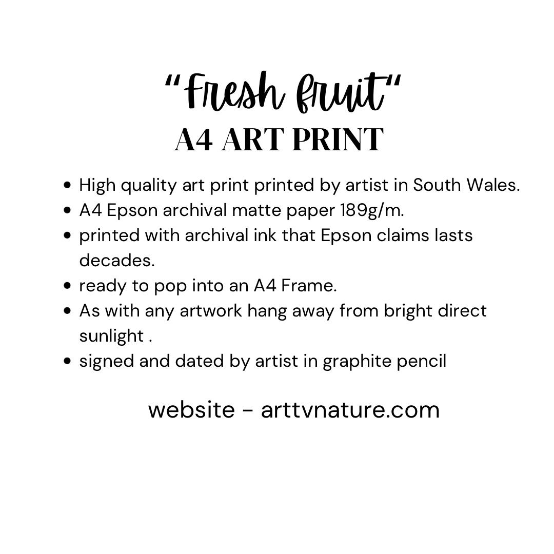 “Fresh fruit “ fine art print