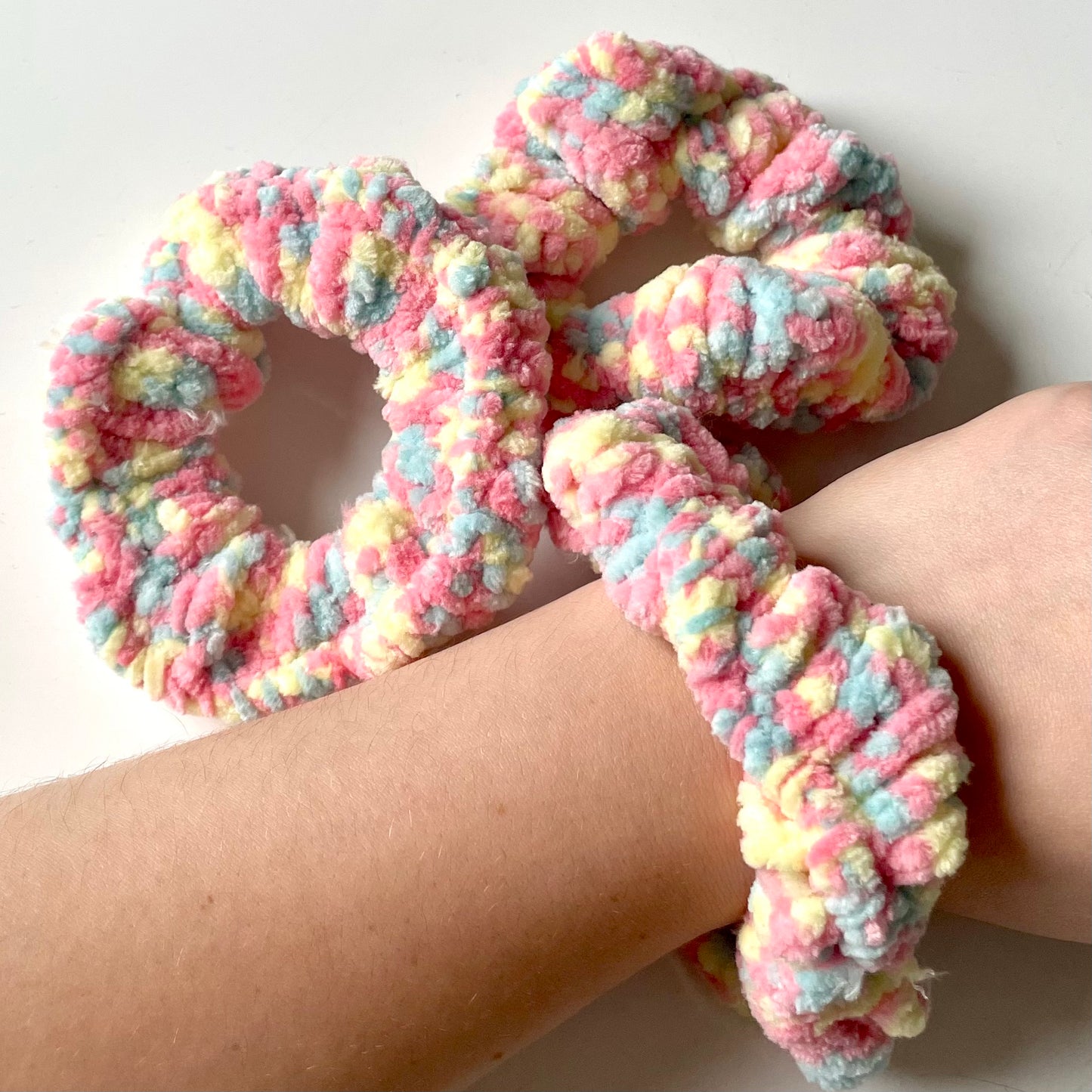 Knitted Hair scrunchies