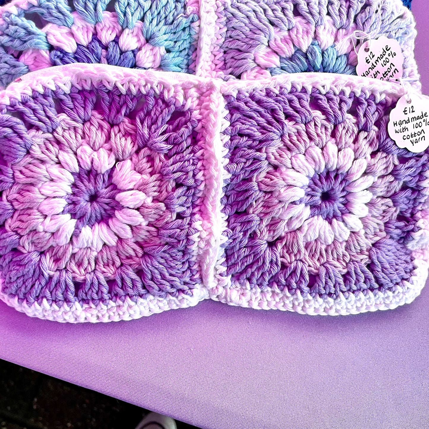 Handmade crochet pencil pouch