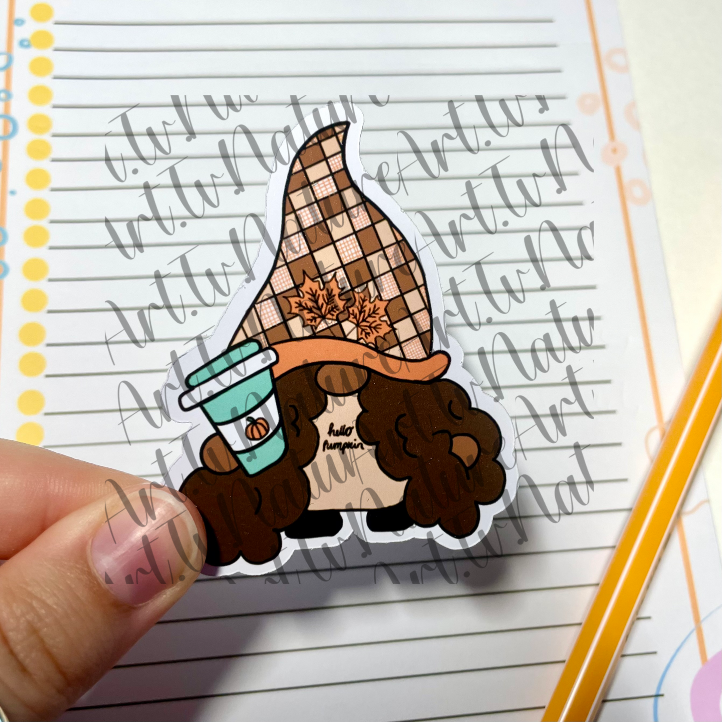Halloween / Autumn Gnome Character stickers