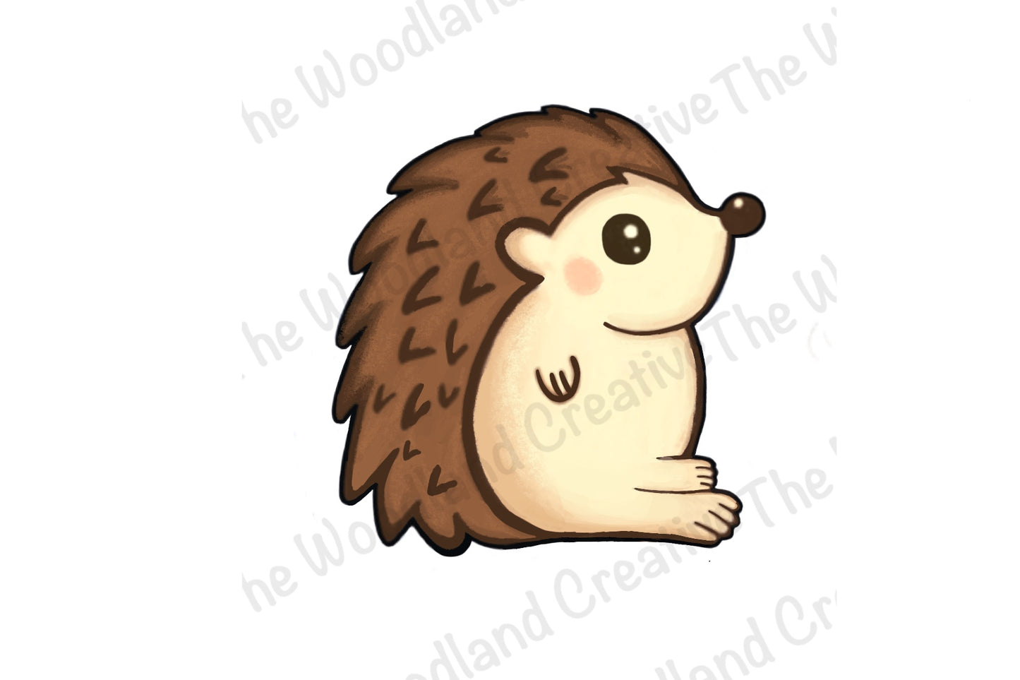 Hugo Hedgehog digitally designed sticker