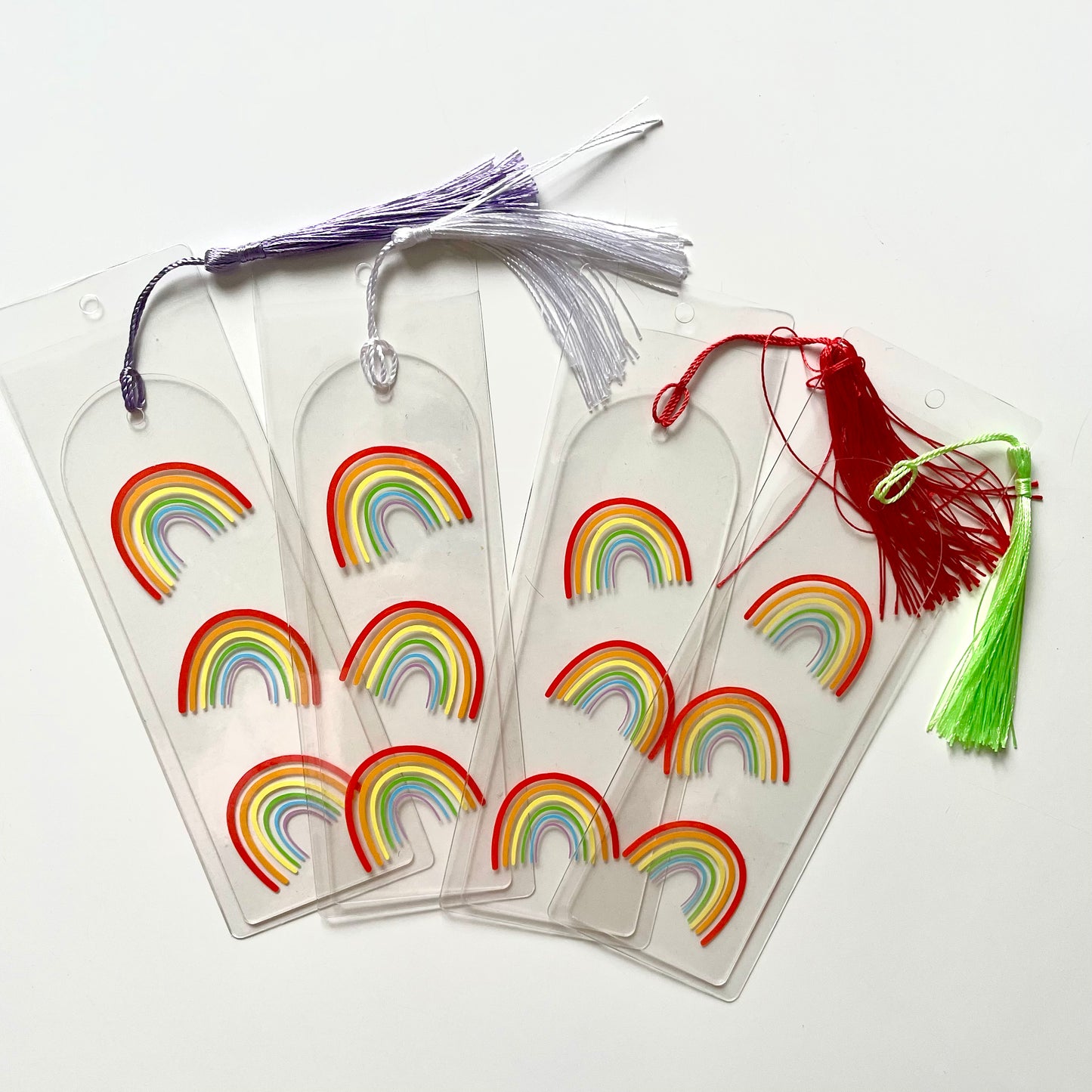 Rainbow acrylic Bookmark