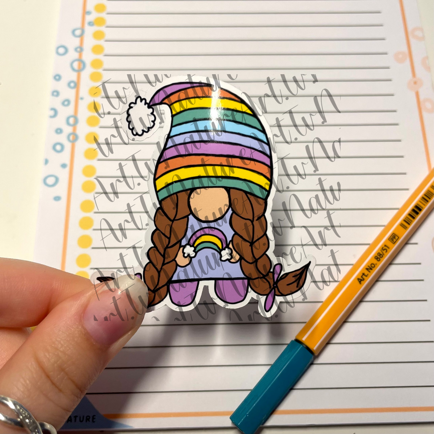 Mystery Gnome sticker pack