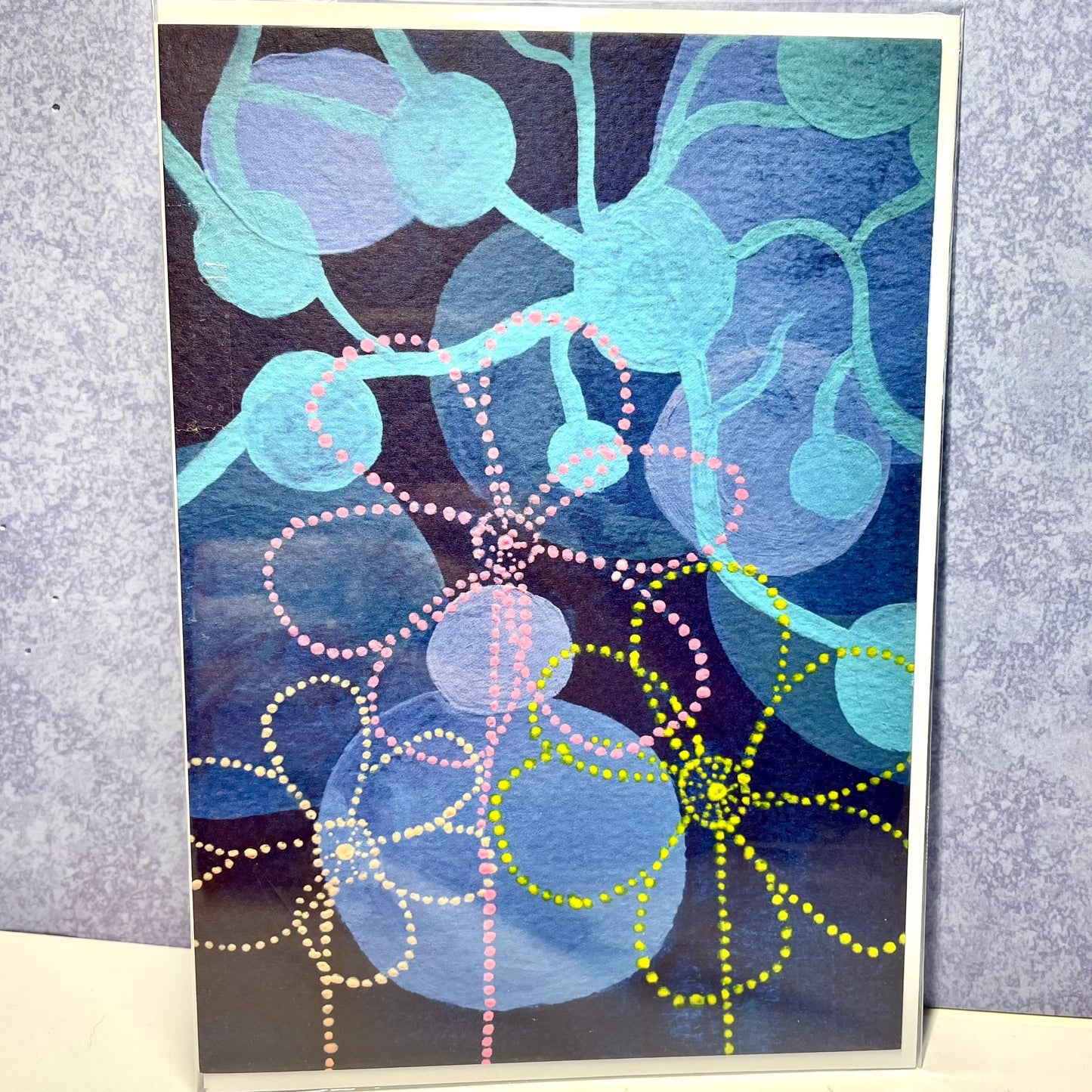“From seed to flower ” art print greeting card
