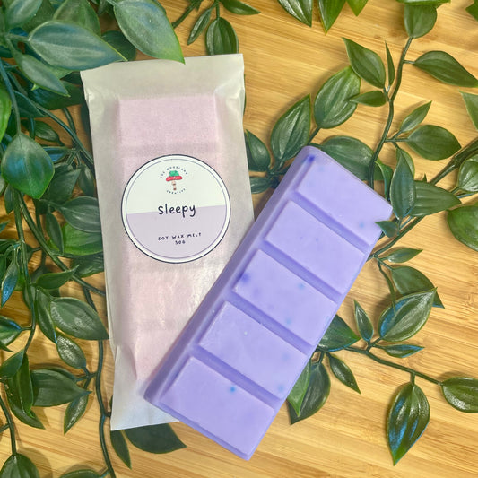 Sleepy handmade soy wax melts