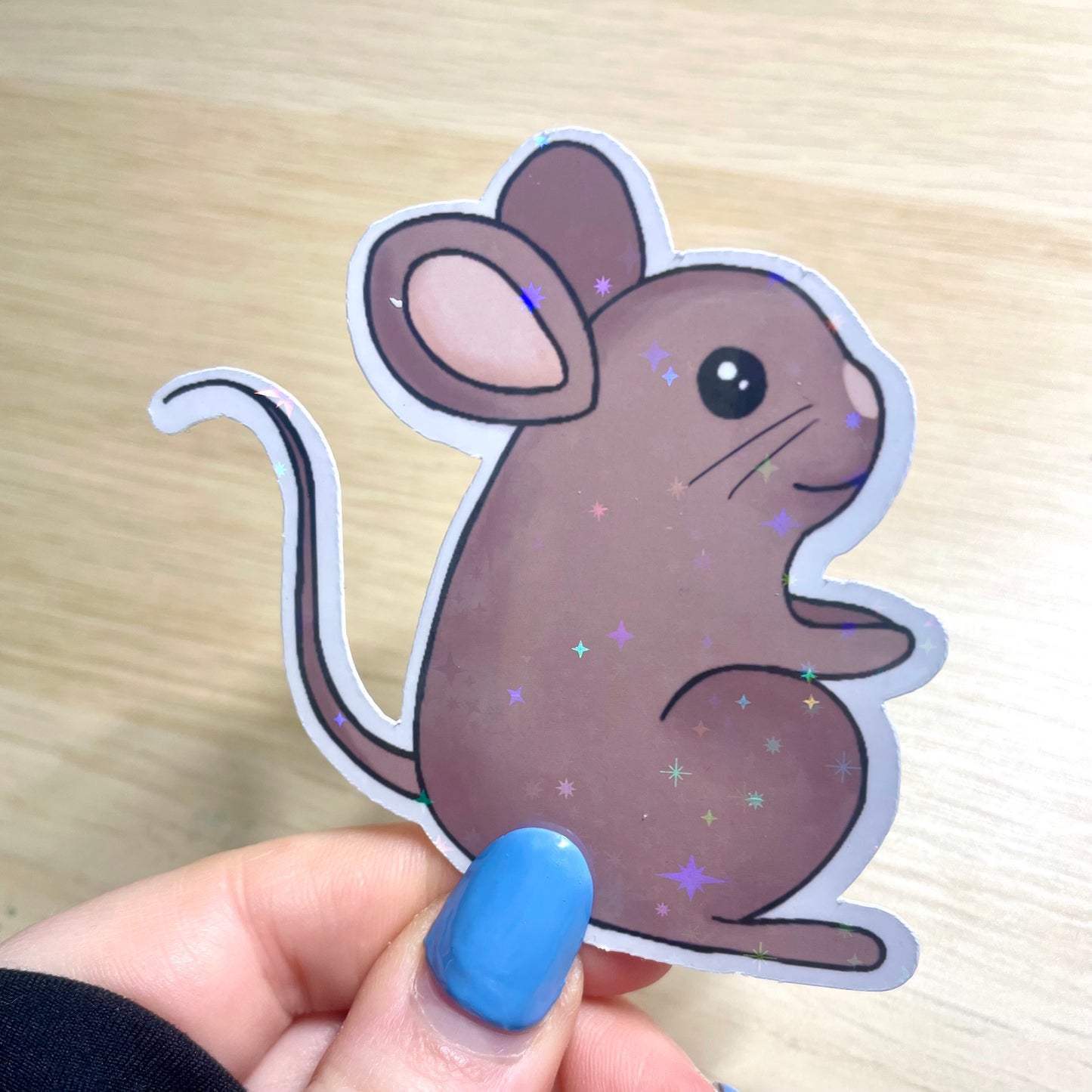 Maple Mouse digitally designed sticker