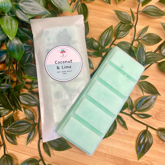 coconut & Lime handmade soy wax melts