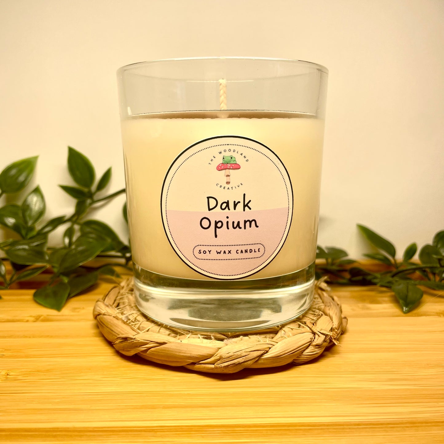 Dark Opium handmade soy candle
