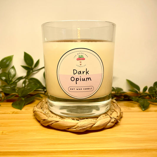 Dark Opium handmade soy candle