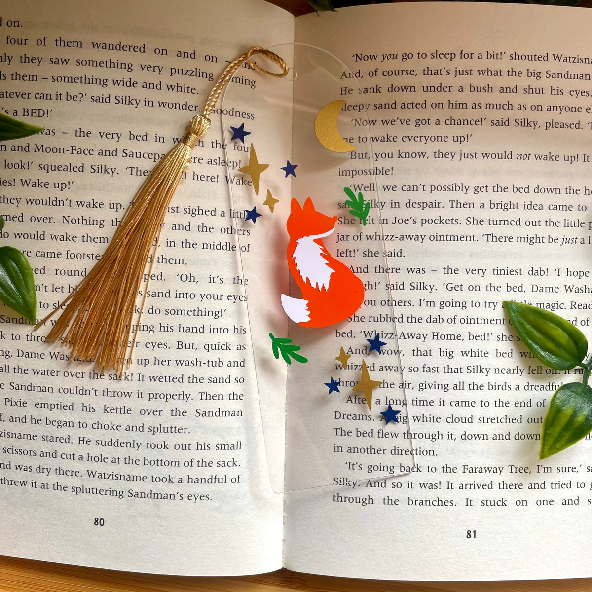 Midnight Moon ‘Willow’ Fox Bookmark