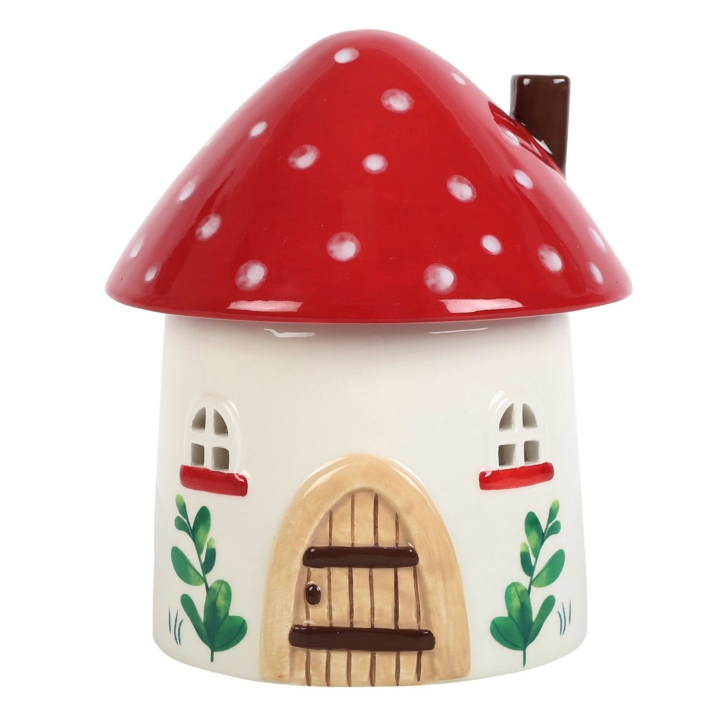 Mushroom Fairy House - Ceramic Wax Melt Burner