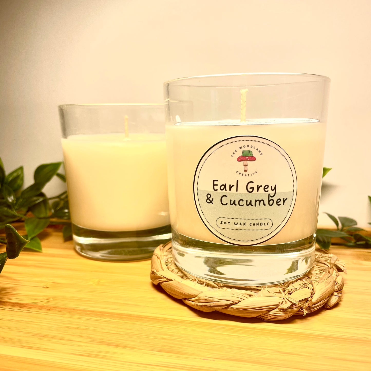 Earl grey & Cucumber soy candle