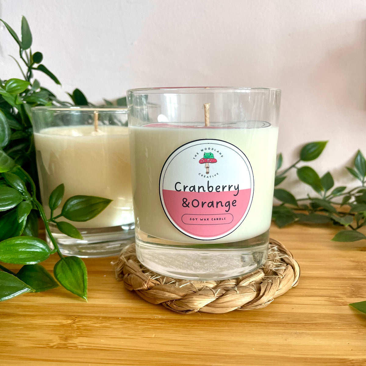 Cranberry & Orange handmade soy candle