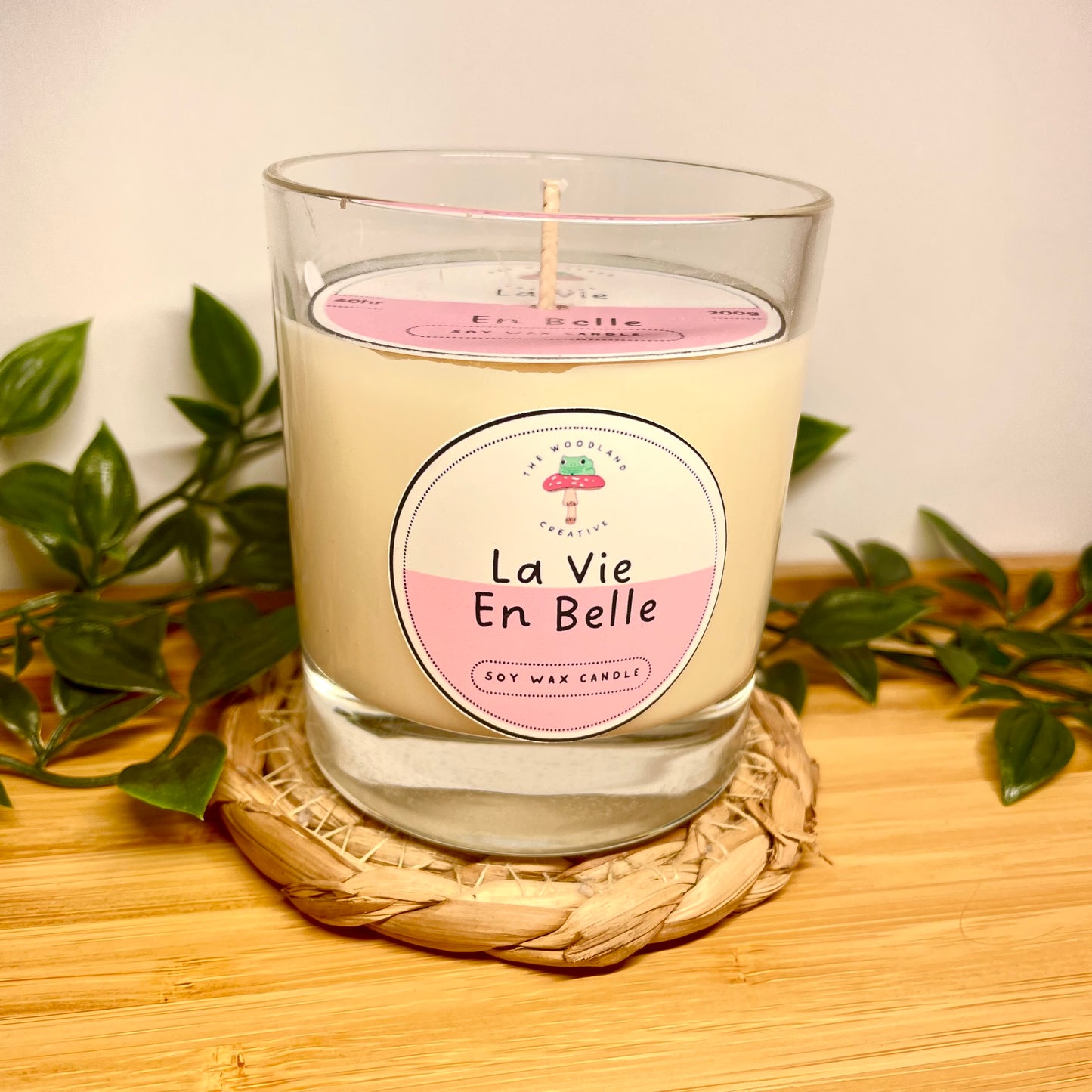La Vie en Belle handmade soy candle