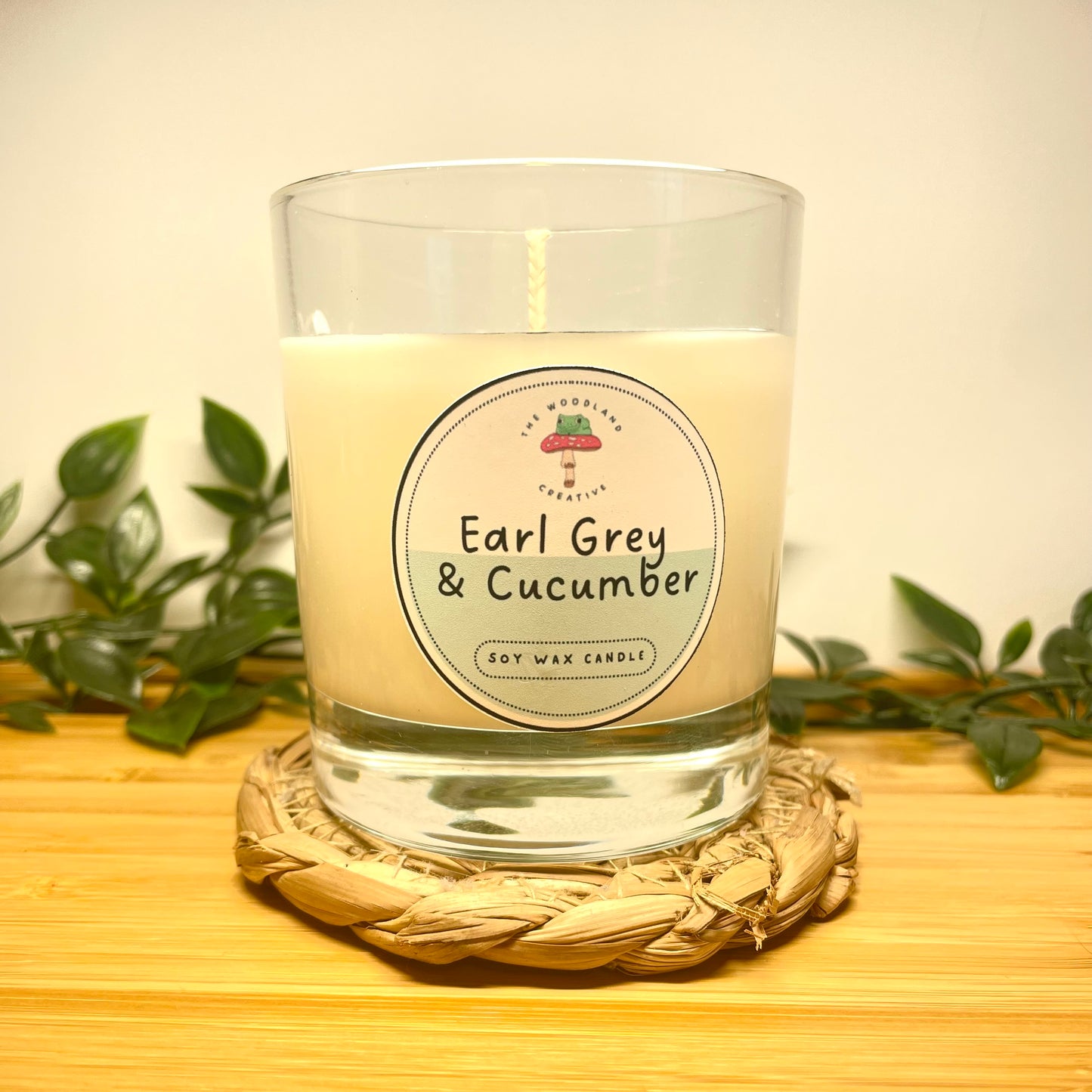 Earl grey & Cucumber soy candle