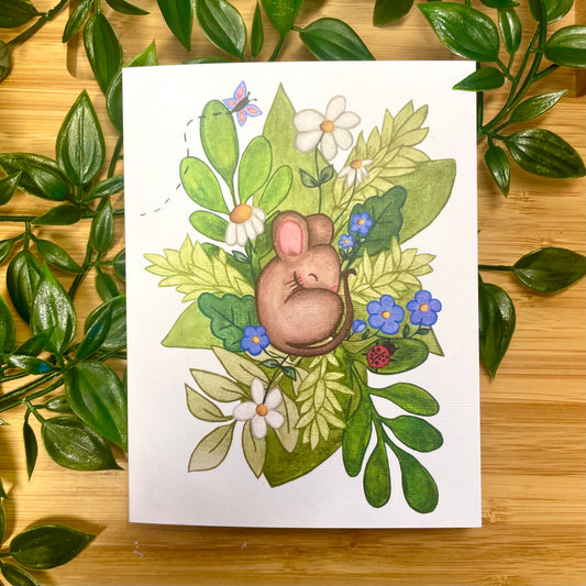 “Maple’s Meadow ” art print greeting card