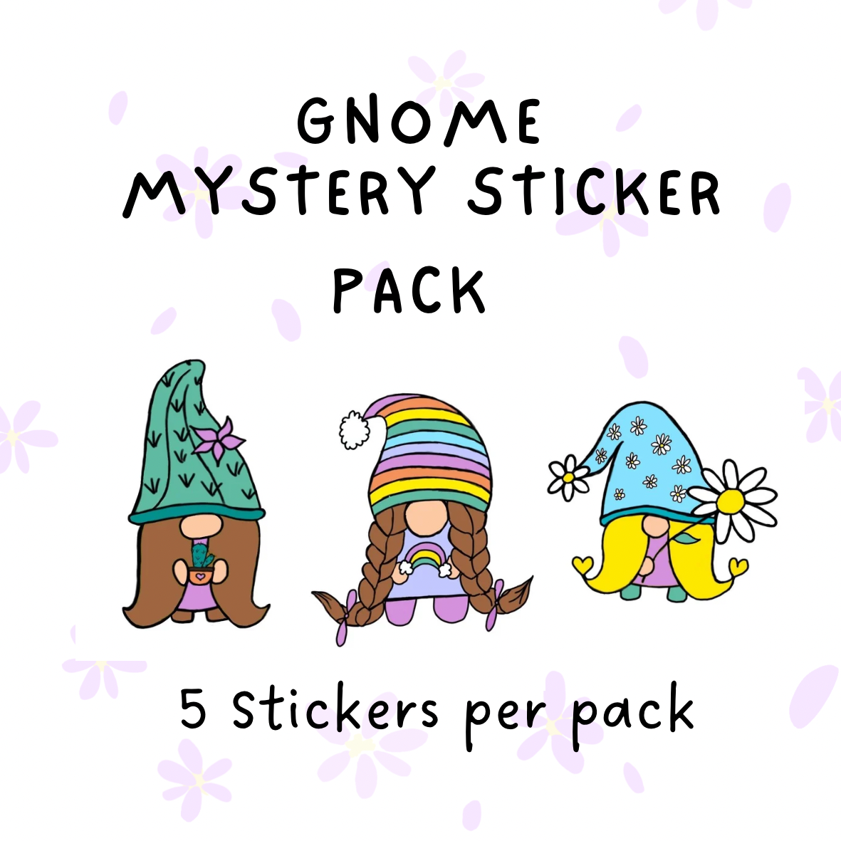 Mystery Gnome sticker pack