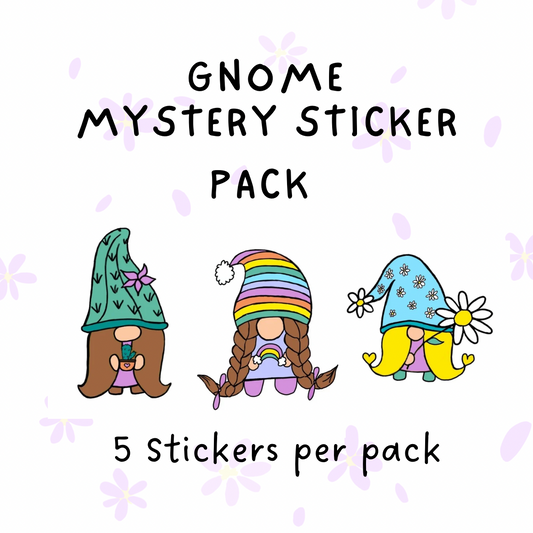 Mystery Gnome sticker pack