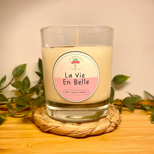 La Vie en Belle handmade soy candle