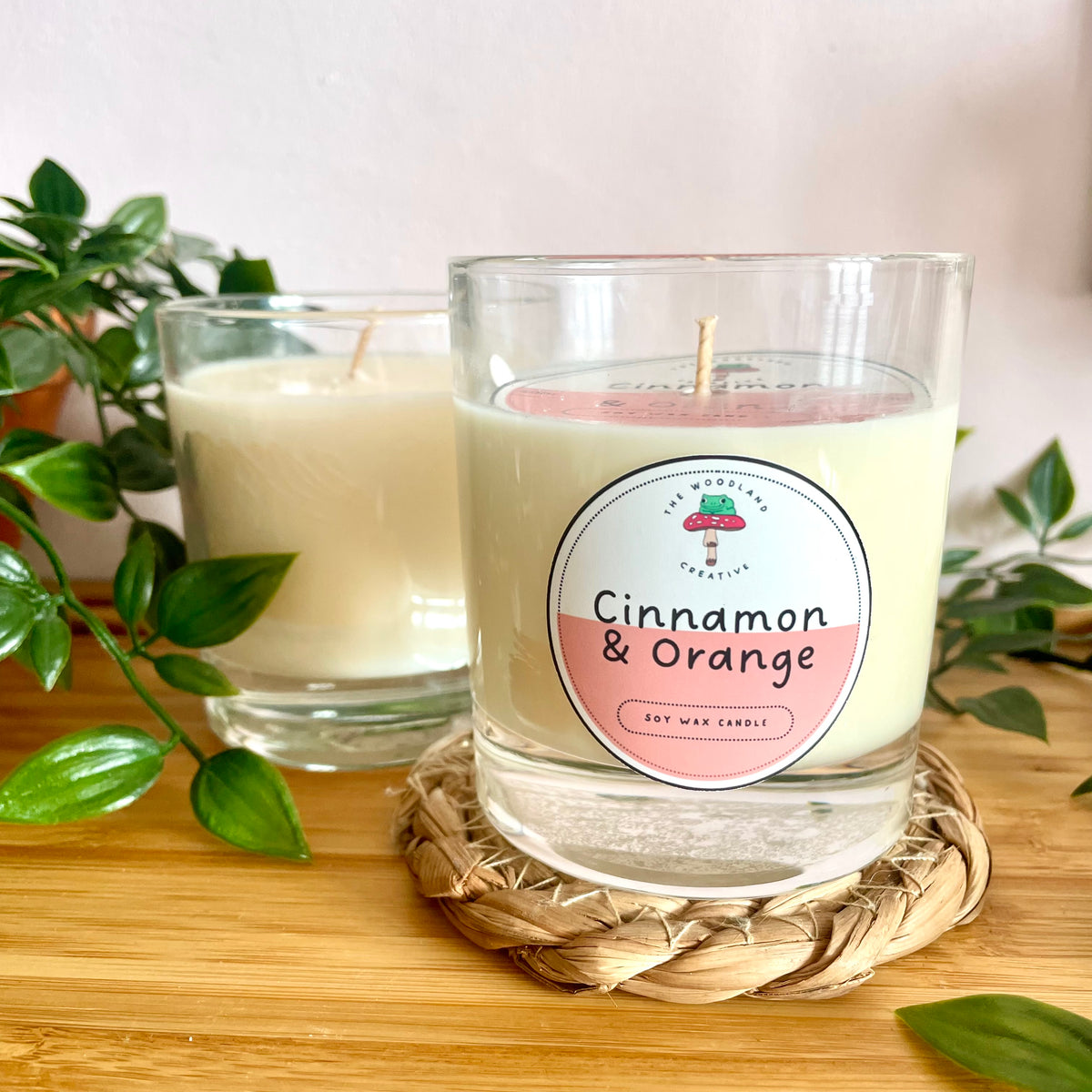 Cinnamon & Orange handmade soy candle