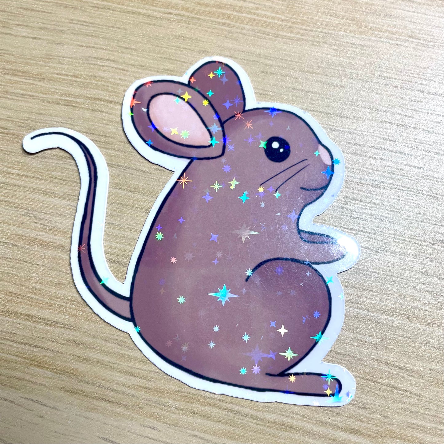 Maple Mouse digitally designed sticker