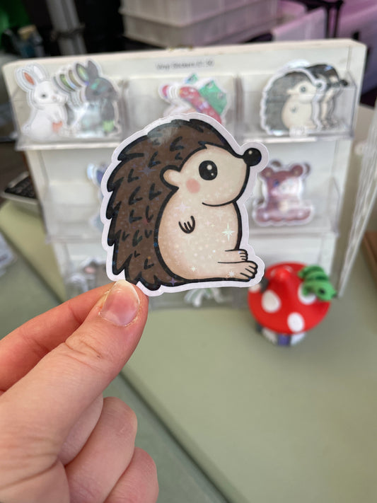 Hugo Hedgehog digitally designed sticker