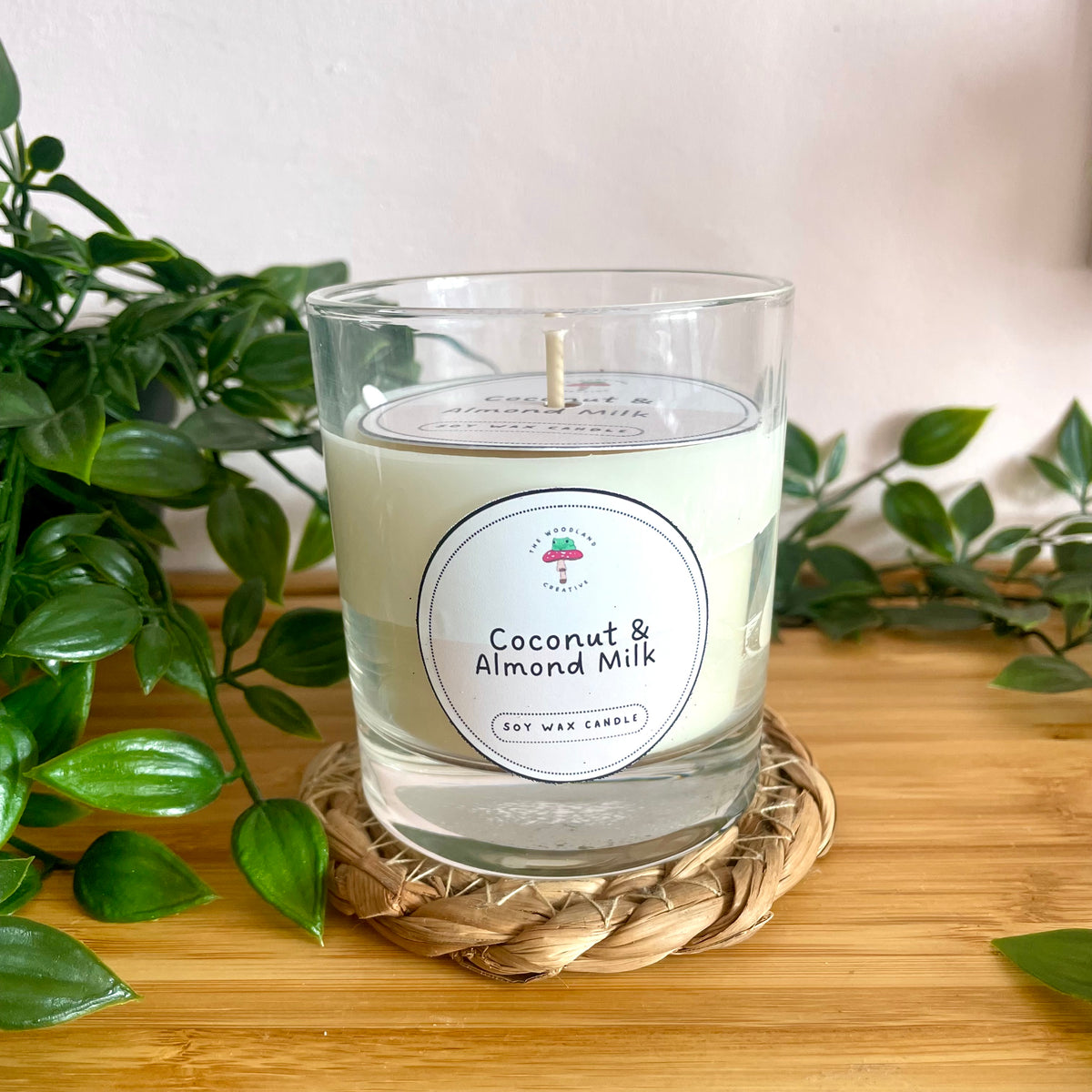 Coconut & Almond Milk handmade soy candle
