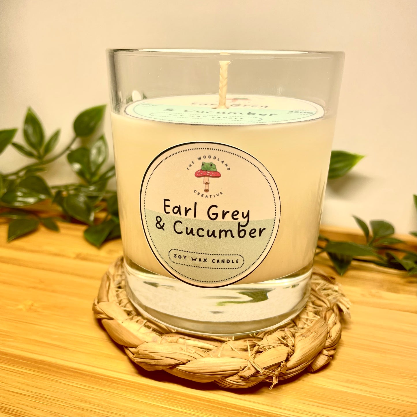 Earl grey & Cucumber soy candle