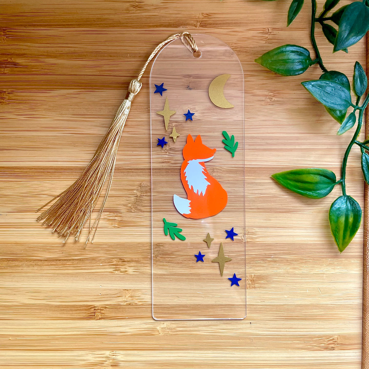 Midnight Moon ‘Willow’ Fox Bookmark