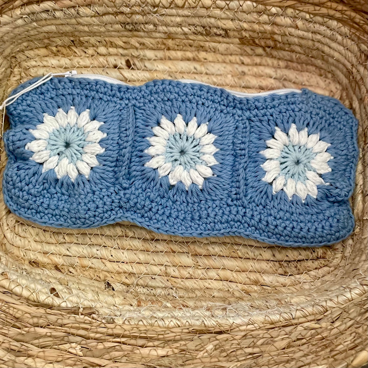 Handmade crochet pencil pouch