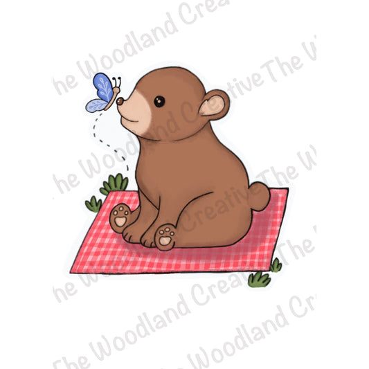 Picnic Koda digitally designed vinyl sticker