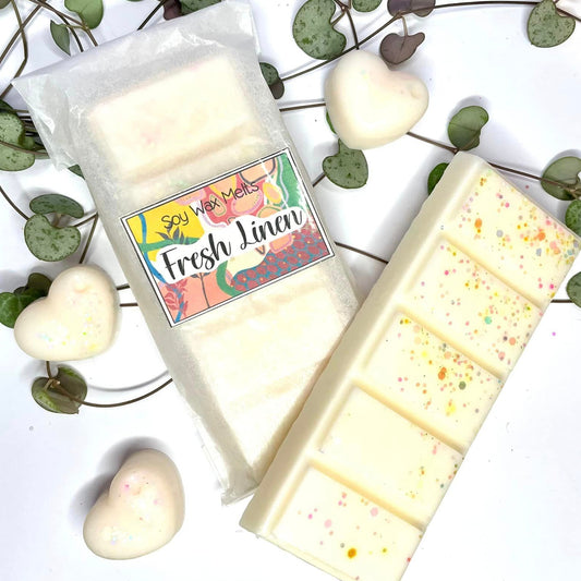 fresh linen scented soy wax melts 